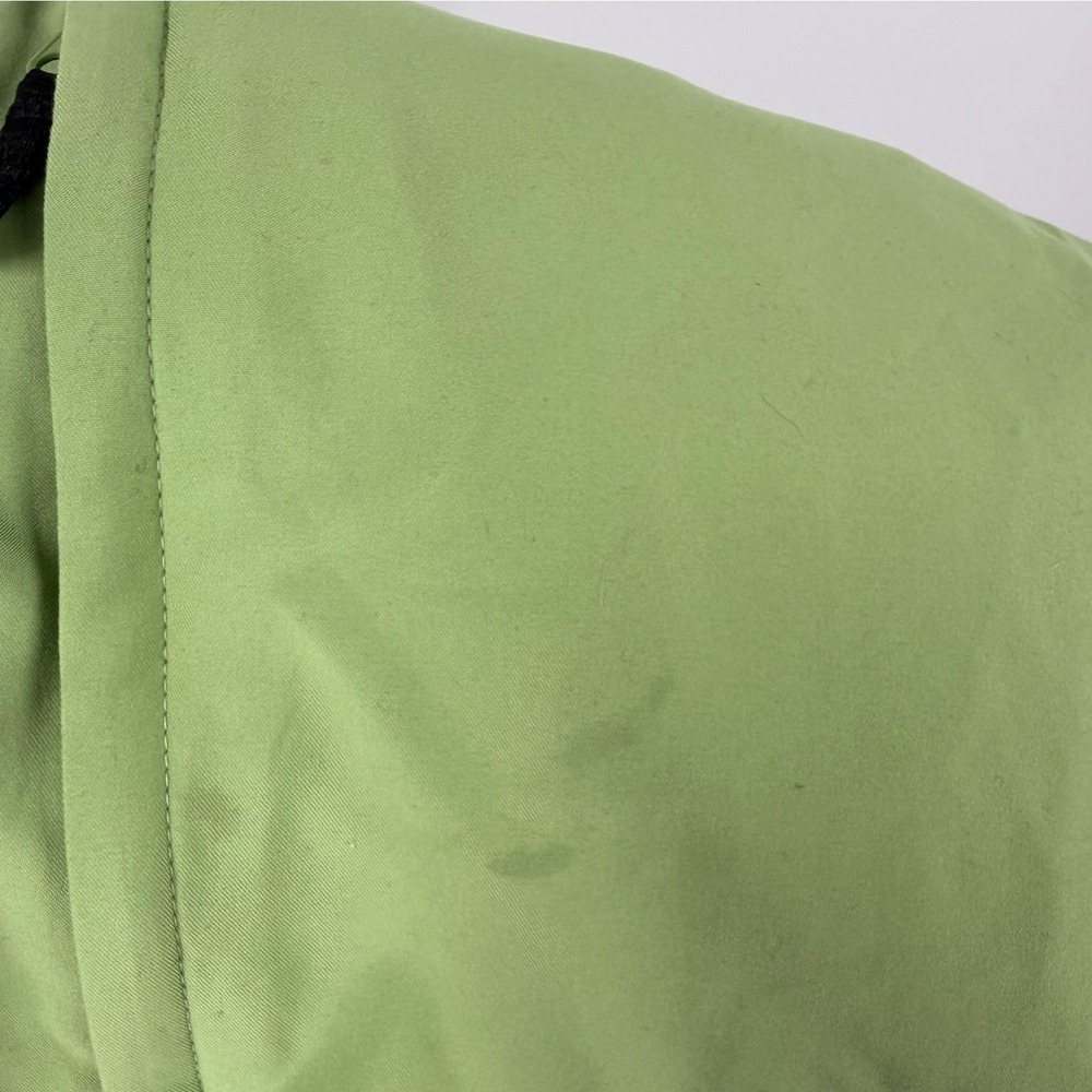 Adidas Mens ClimaProof Wind Quarter Zip Windbreaker Jacket Lime Green Large - Picture 5 of 11